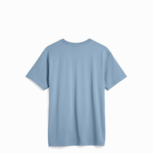 The Cloudy Blue Tee | Luxe 6oz PIMA Cotton, American-Grown Elegance