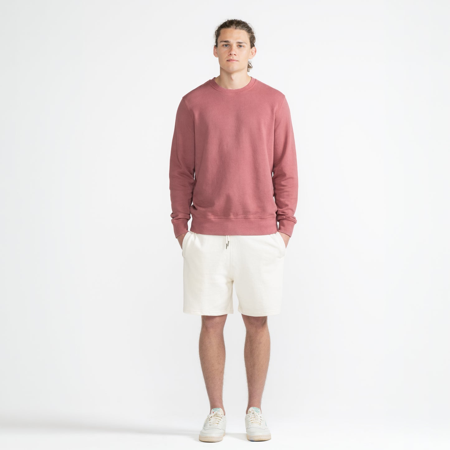 100% Organic Cotton French Terry Crew Neck
