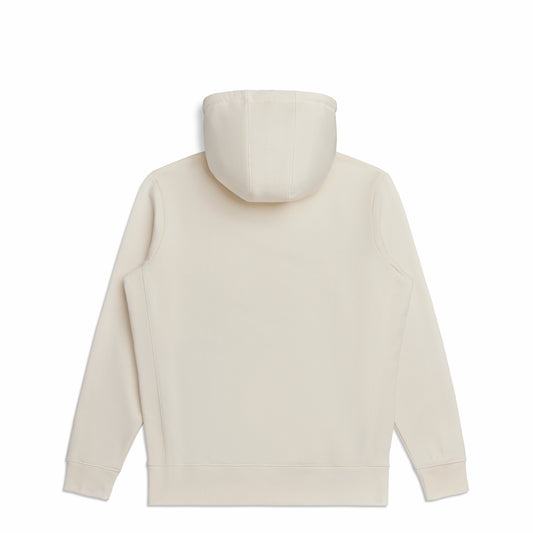 Back view of Robenti Ivory Heavyweight Organic Cotton Hoodie
