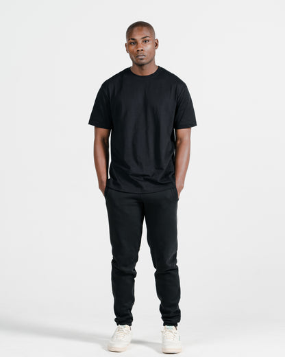 Classic Organic Cotton Sweatpants in Black