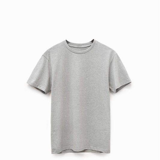 The Grey Tee | Luxe 6oz SUPIMA® Cotton, American-Grown Elegance