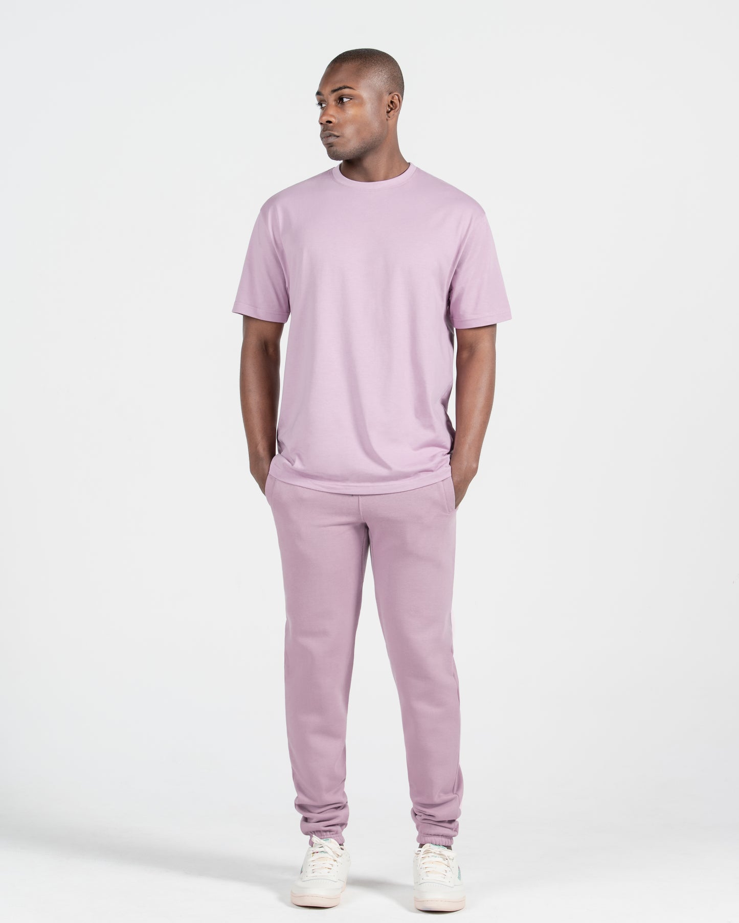 Classic Organic Cotton Sweatpants in Lavender