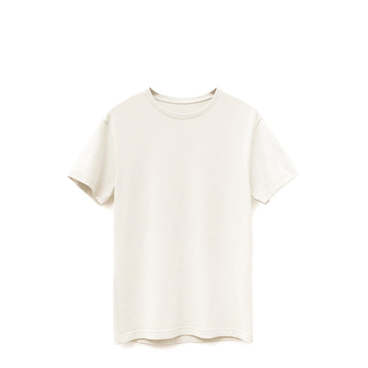 The Ivory Tee | Luxe 6oz SUPIMA® Cotton, American-Grown Elegance