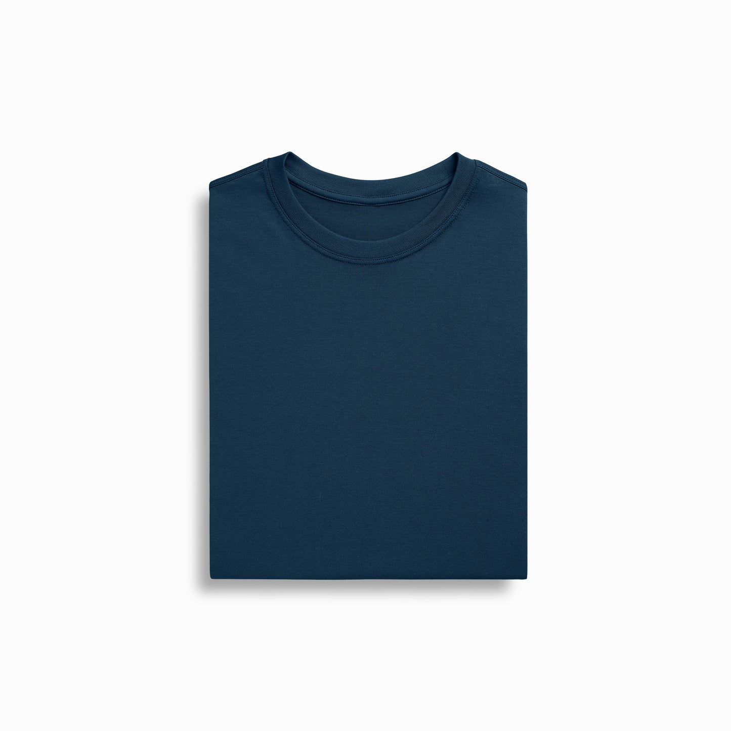 The Ocean Navy Tee | Luxe 6oz PIMA Cotton, American-Grown Elegance