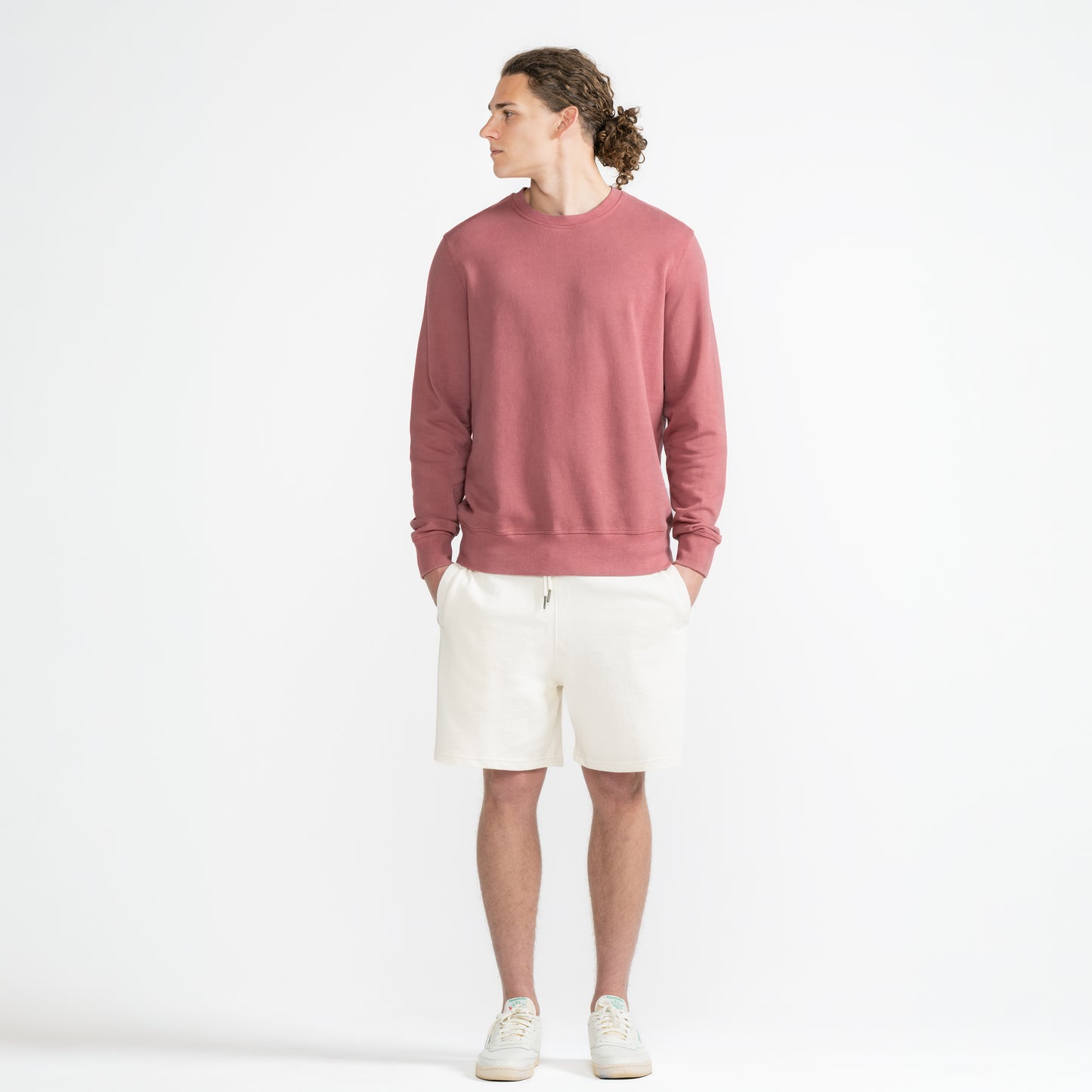 100% Organic Cotton French Terry Crew Neck