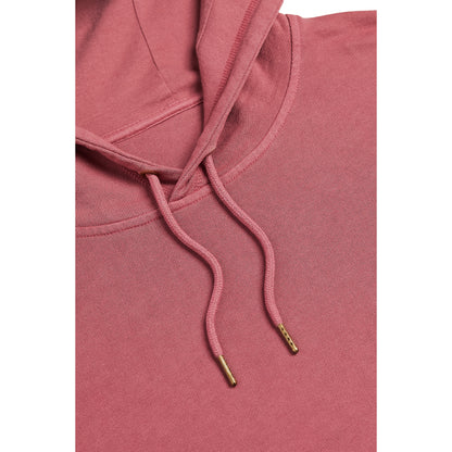 100% Organic Cotton French Terry Hoodie in Rosewood