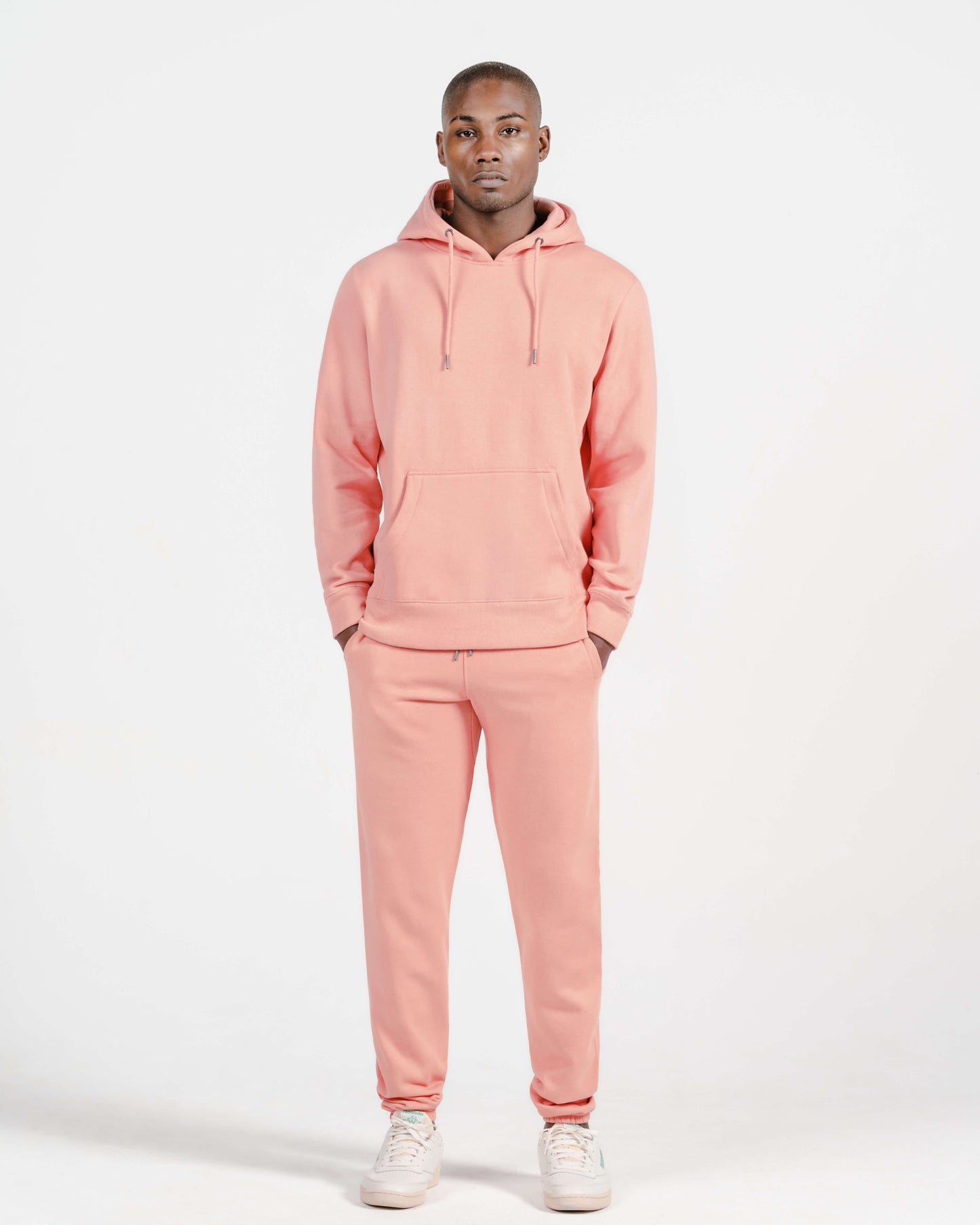 Classic Organic Cotton Sweatpants in Salmon