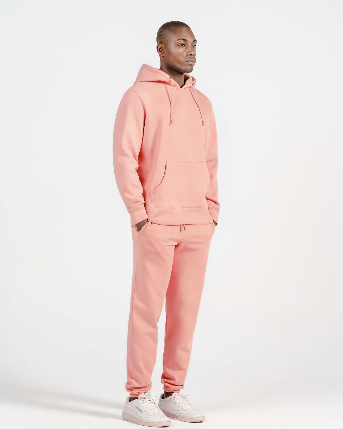 Classic Organic Cotton Sweatpants in Salmon