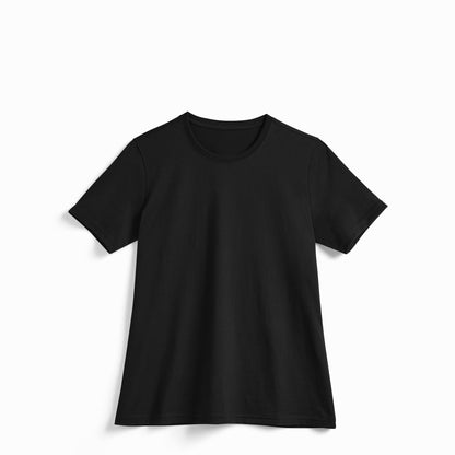 Womens 100% American Grown Black Supima Cotton T-Shirt