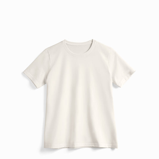 Women's 100% American Grown Ivory Supima Cotton T-Shirt