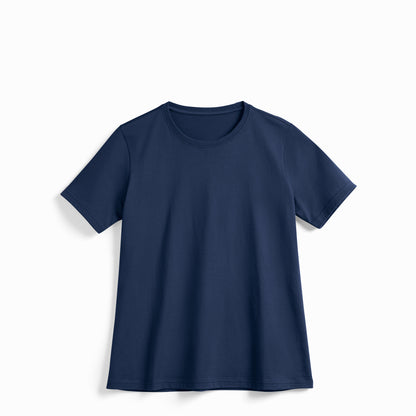 Women's 100% American Grown Ocean Navy Supima Cotton T-Shirt