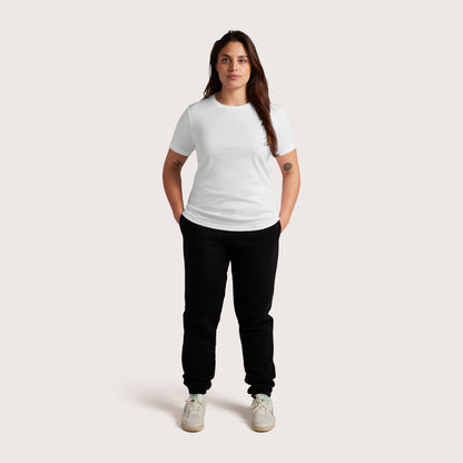 Women's 100% American Grown White Supima Cotton T-Shirt