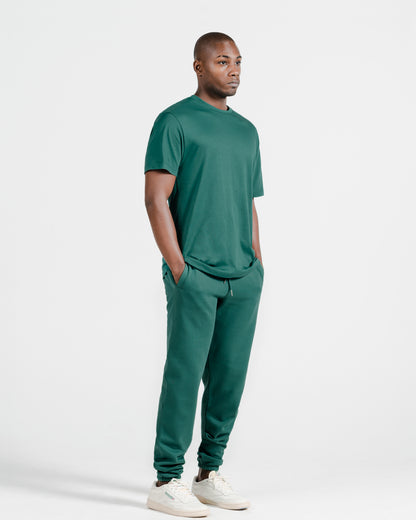 Model wearing Robenti Evergreen PIMA Cotton T-Shirt