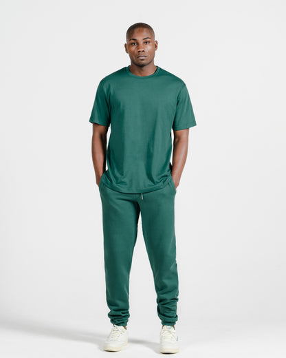 Model wearing Robenti Evergreen PIMA Cotton T-Shirt
