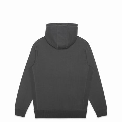 Back view of Robenti Graphite Heavyweight Organic Cotton Hoodie