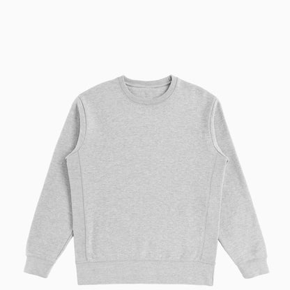 Robenti Heather Grey Organic Cotton Crewneck Sweatshirt