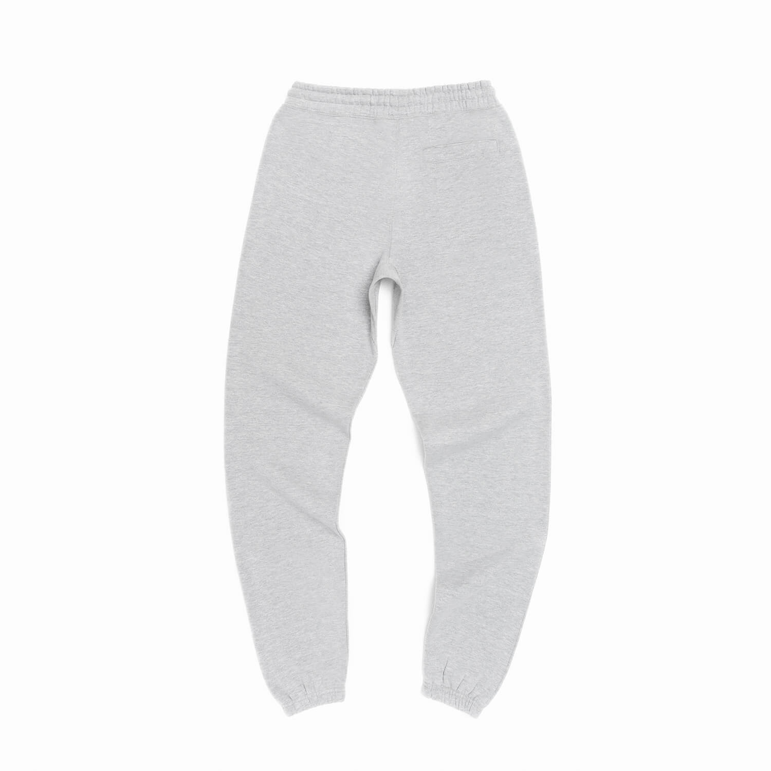 Back view of Robenti Heather Grey Organic Cotton Sweatpants