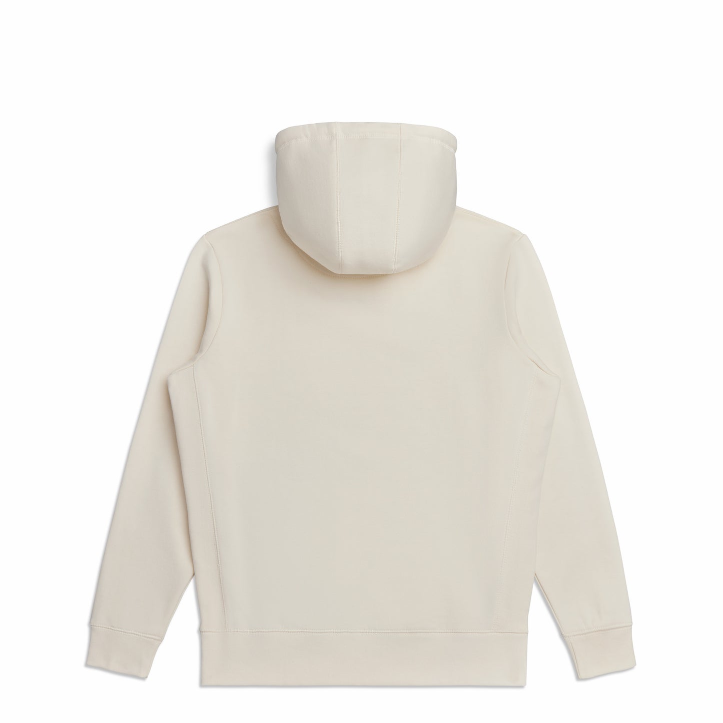 Back view of Robenti Ivory Heavyweight Organic Cotton Hoodie