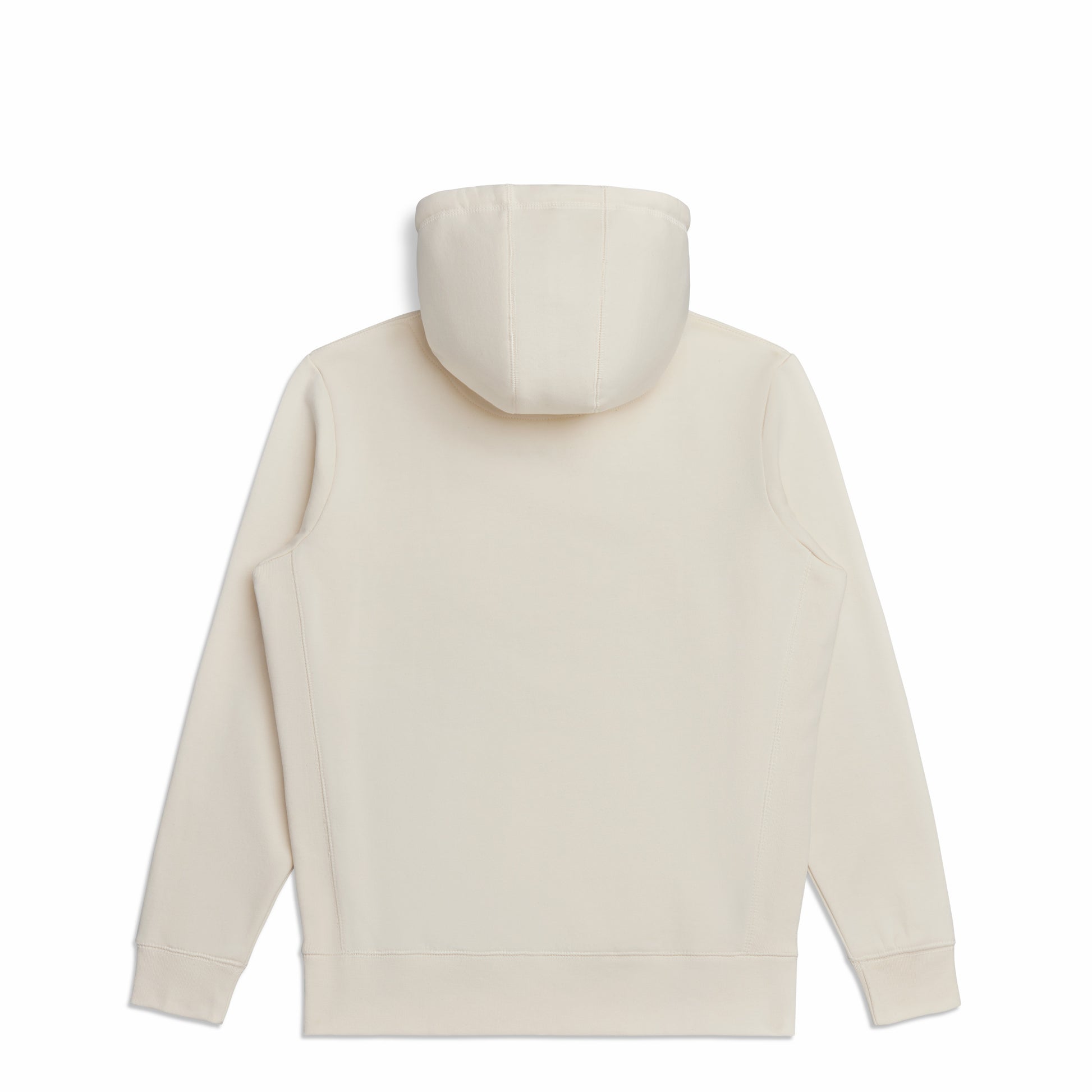 Back view of Robenti Ivory Heavyweight Organic Cotton Hoodie