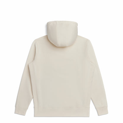 Back view of Robenti Ivory Heavyweight Organic Cotton Hoodie