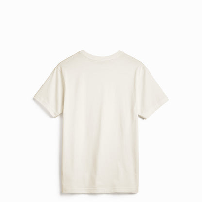 Back view of Robenti Ivory PIMA Cotton T-Shirt