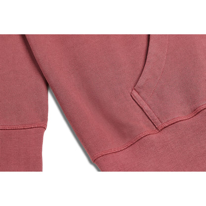 Close-up 2 of organic cotton French Terry fabric on Robenti hoodie