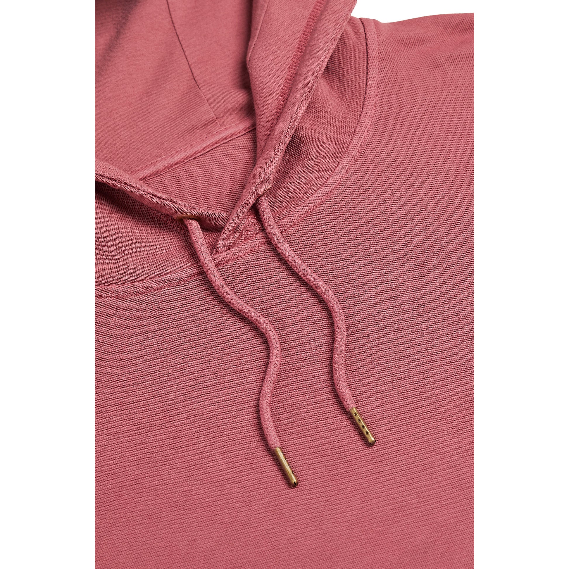 Close-up of organic cotton French Terry fabric on Robenti hoodie