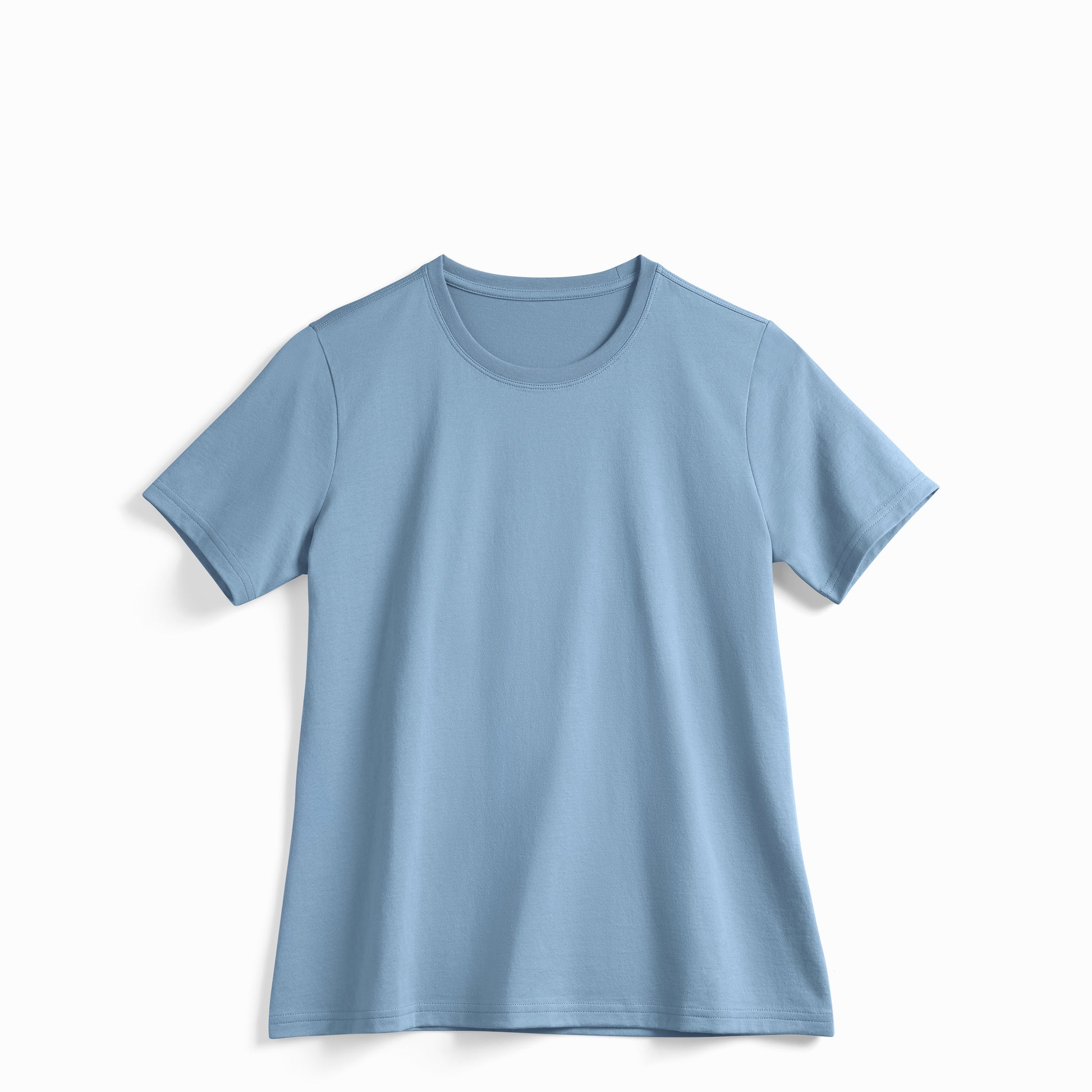 Robenti Women's Cloudy Blue PIMA Cotton T-Shirt
