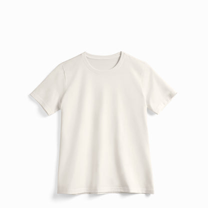 Robenti Women's Ivory PIMA Cotton T-Shirt