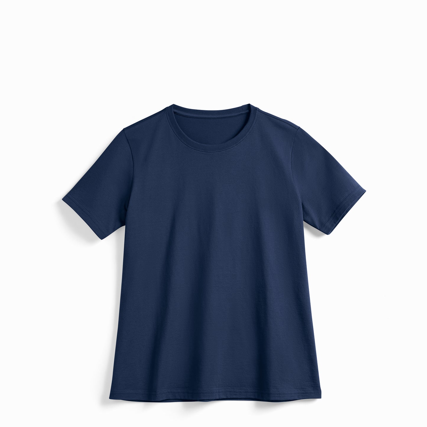 Robenti Women's Marine Blue PIMA Cotton T-Shirt