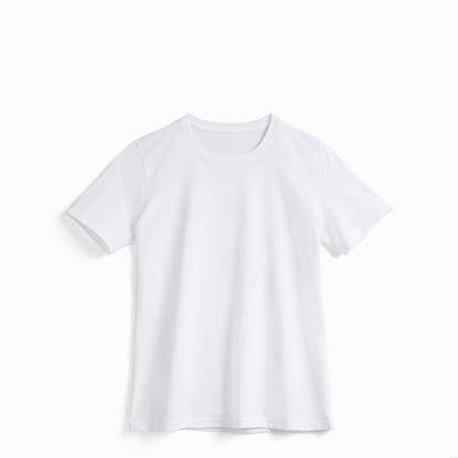 Robenti Women's White PIMA Cotton T-Shirt